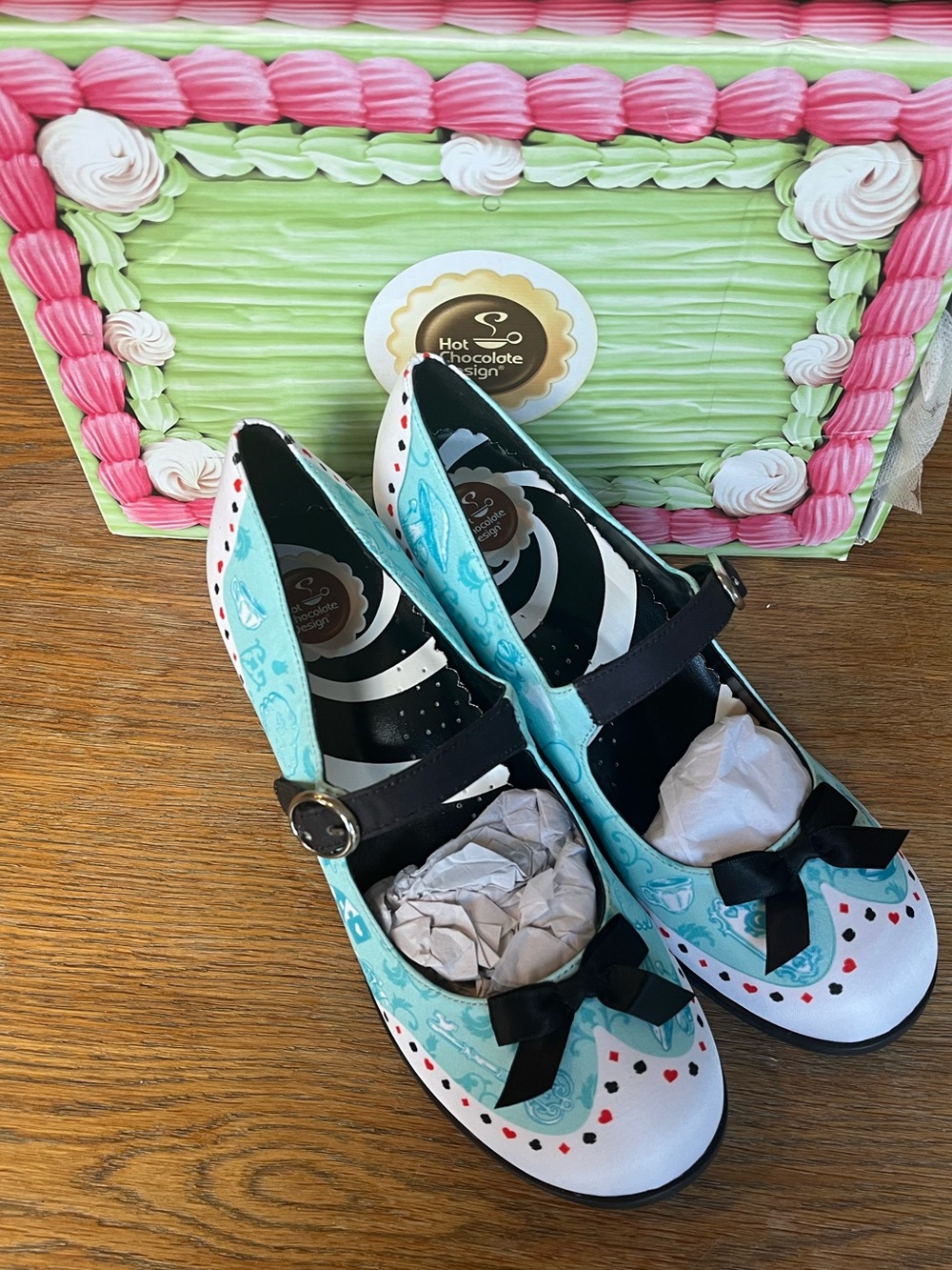Brand new in box never worn Hot Chocolate Design Alice convertible mid heels - Picture 6 of 13